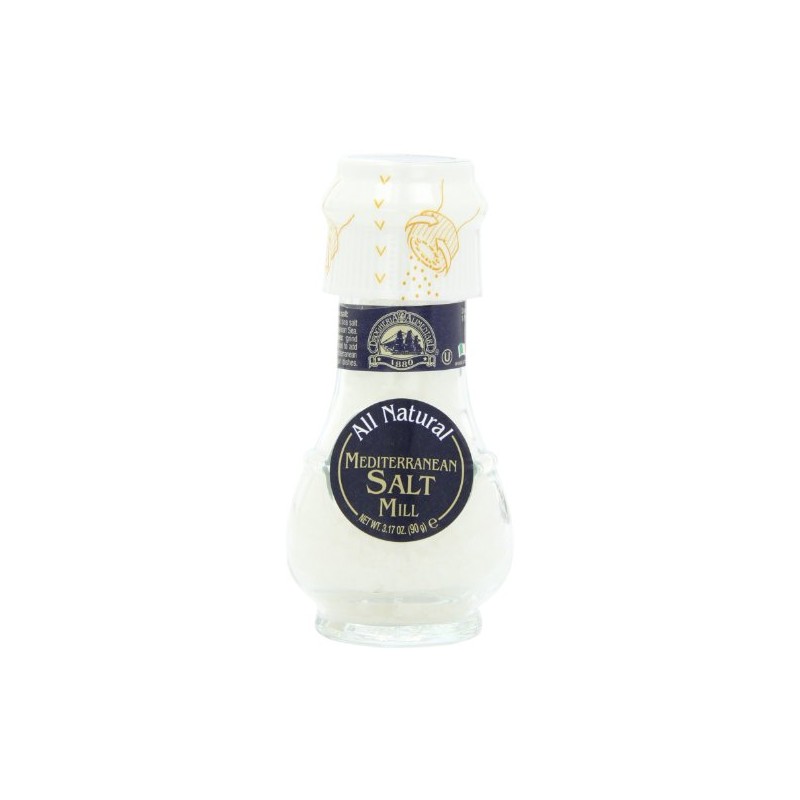Drogheria & Alimentari All Natural Spice Grinder Mediterranean Salt, 3.17