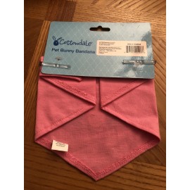 New! Pet Bunny Bandanna Size XS/ S Pink “ You Crack Me Up!”