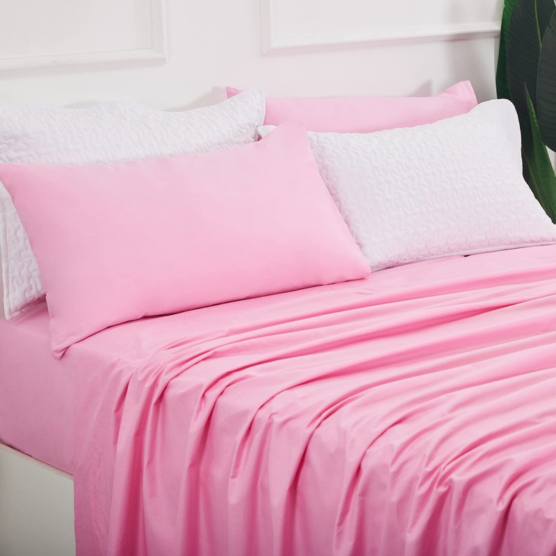 Best Season 400 Thread Count Cotton Queen Size Sheet Set
