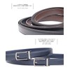 BEEL Men's Veil Belt, Cowhide Leather, Auto Lock Belt, Gentleman's,