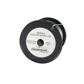 Frameware Braided Picture Wire #5, 750 Feet of Steel Frame-Hanging Hardware, 24-Pound Max Weight