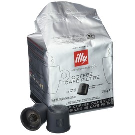illy Intenso iper Coffee capsules, Dark Roast, Intense, Robust and Full Flavored With Notes of Deep Cocoa, 100% Arabica Coffee, Coffee Capsules for illy iper Coffee Machines, 18 Count