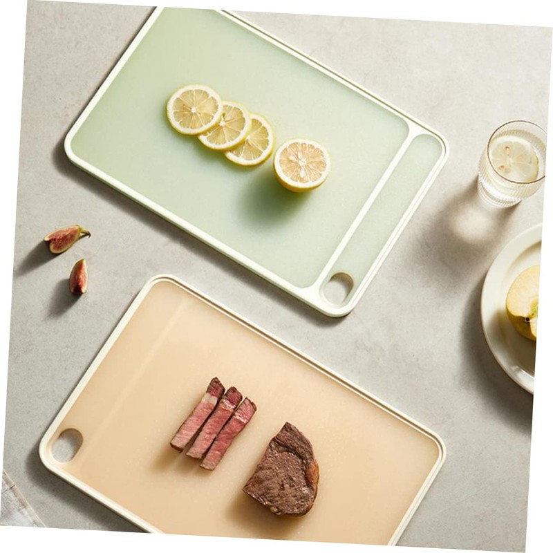 Alipis Cutting Boards for Kitchen Sturdy Skid-Resistant Green Medium Size