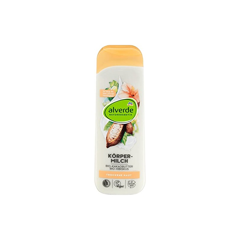 Body Milk Organic Cocoa Butter and Organic Hibiscus 250 ml