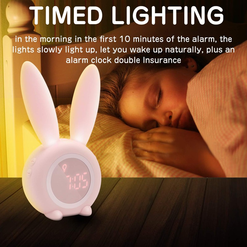 Homealexa Kids Alarm Clock, Girls and Boys Alarm Clock Digital