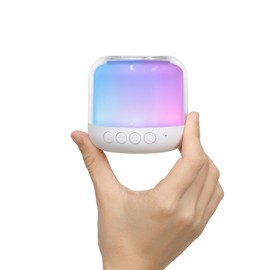 Babelio White Noise Machine, Portable Sound Machine with Night Light with 15 Soothing Sounds for Adults Kids Baby (White)