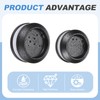 PATIKIL Round Sliding Glass Door Handle, 304 Stainless Steel Back-to-Back