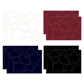 8 Sheet Down Jacket Repair Patch Self Adhesive Patch Nylon Fabric Patch for Down Jacket Tent Clothes