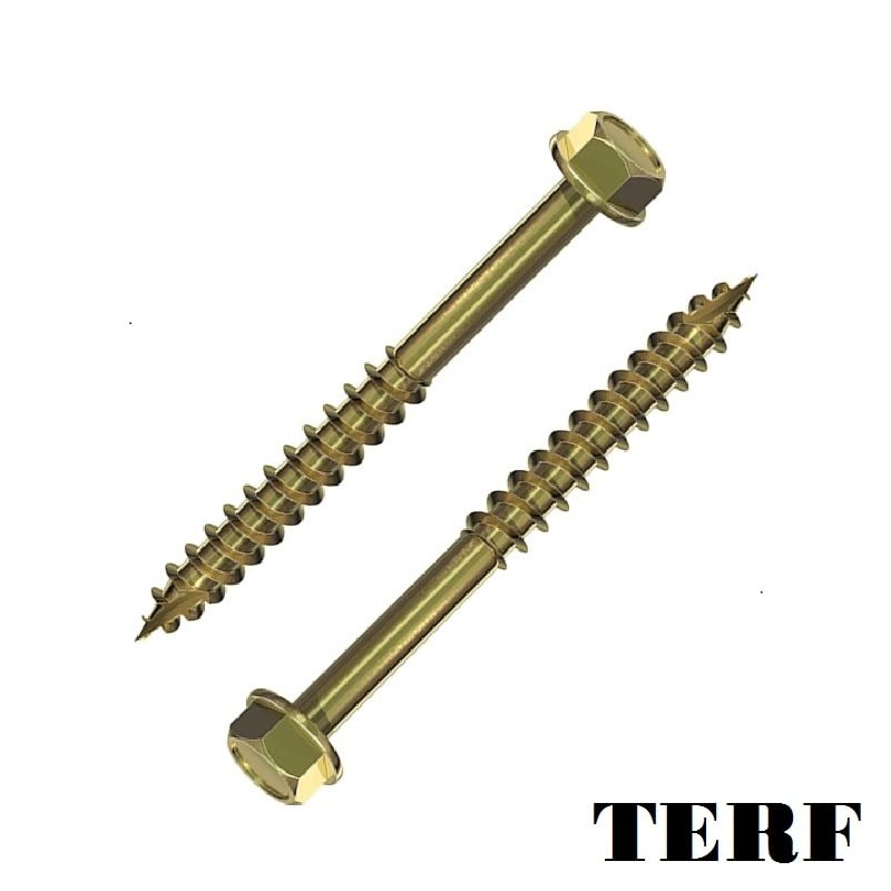 TERF® 10.0 X 130mm Advanced Turbo Coach Screws 10.0 X