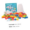 KONTONTY 1 Set Spelling Game Alphabet Blocks Flashcards Word Puzzle