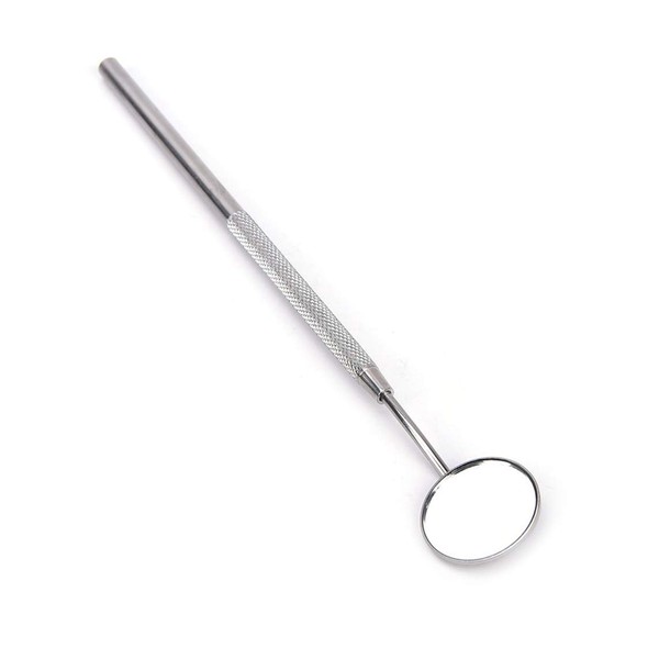 Stainless Steel Dental Mirror #5 with Handle 6.5", Dentist Tool