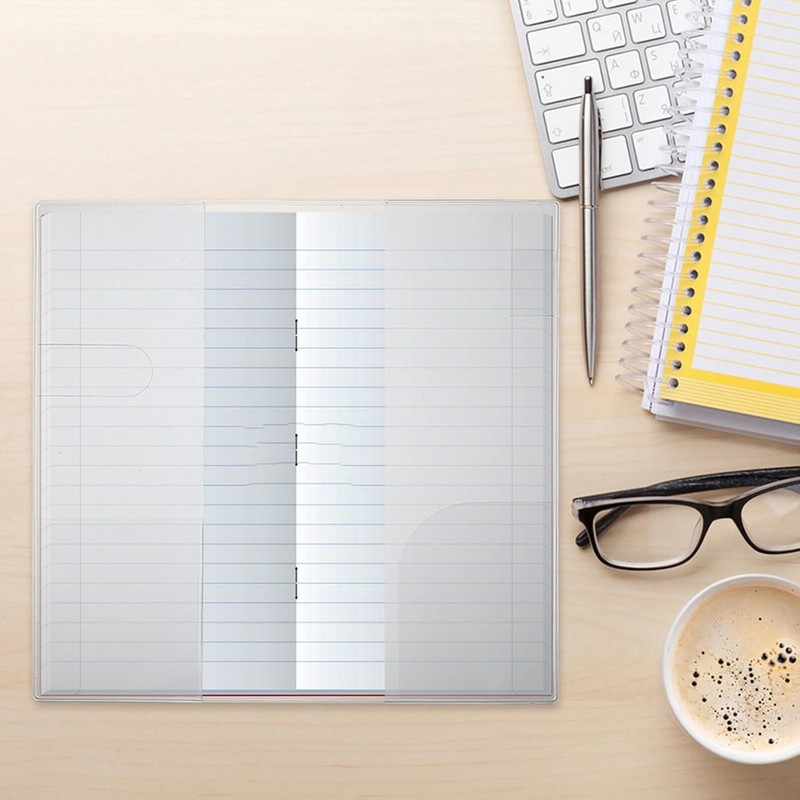 jojofuny Fundas Protectoras para Libros 48k Impermeables Pvc Transparentes 2