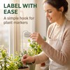20 Pcs Silver 20cm Plant Label Hooks Markers Label Hanger
