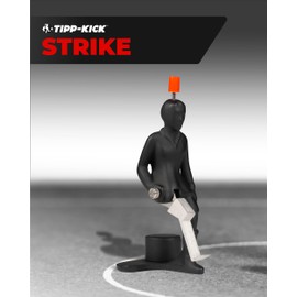 TIPP-KICK Pro-Kicker Strike I Original Player for Young and Old I Fun with the Football Figure Game I Accessories I Black