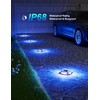 VOLISUN Solar Driveway & Deck Lights 8 Pack Waterproof Dock