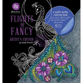 Prima Marketing Sandi Pirrelli Coloring Book, Black and White