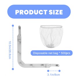 200 Pieces Kitchen Sink Tri-Holder Filter, Triangular Drain Strainer, Sink Strainer, Sink Strainer, Sink Strainer, Filter Mesh Bags, Kitchen Sinks