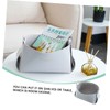 BUGUUYO Solid Leather Snack Holder Storage Basket Space-Saving Organizer for