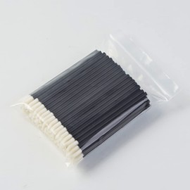 FELICIA 100pcs Microfiber Brushes Eyelash Applicator Disposable Lip Brush Pine Perm