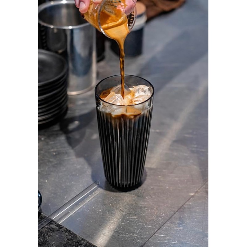 Huskee Renew Range Cup & Lid- Amber and Smoke -