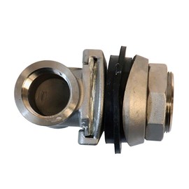 Merrill MFG SSMB50 Stainless Steel Pitless Adapter for 1" Drop Pipe and Discharge - Durable Well Water Connection Solution