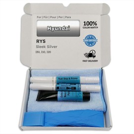 Genuine Colors Touch Up Pen Sleek Silver Rys Compatible / Replacement for Hyundai Silver