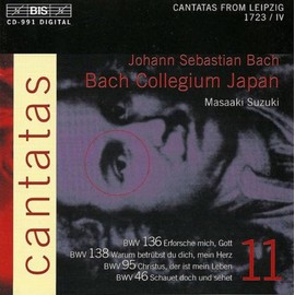 Bach: Cantatas, Vol 11 (BWV 136, 138, 95, 46) /Bach Collegium Japan · Suzuki