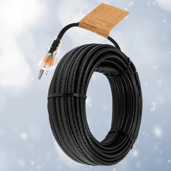 MAXKOSKO 85ft Gutter Heat Cable for Snow and Ice Removal,