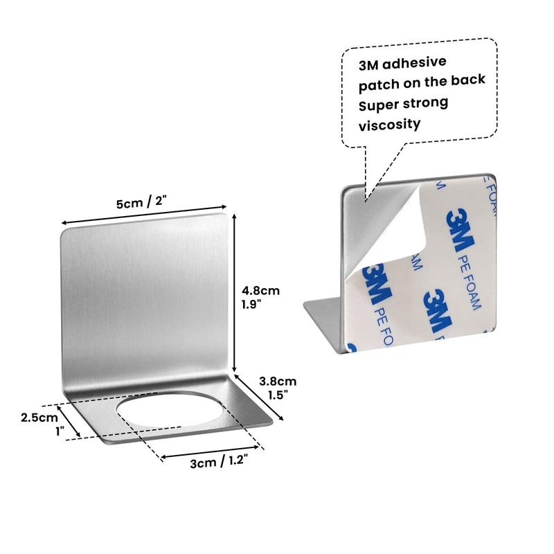 Daily Treasures 304 Stainless Steel Spray Bottle Holder Rack -