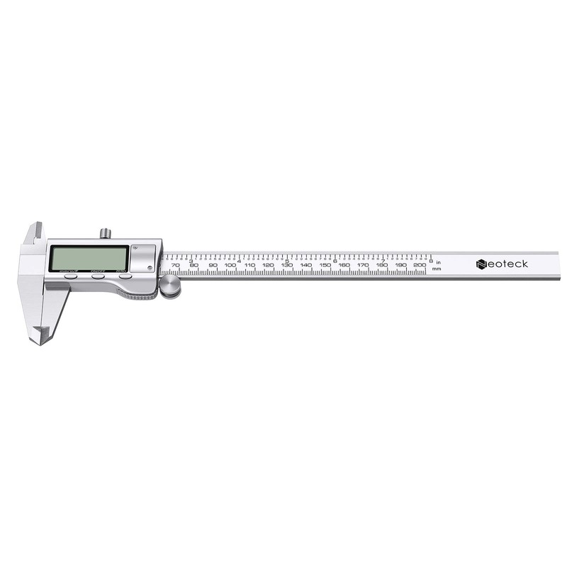 Neoteck Digital Caliper 7.9 inches (200 mm) Stainless Steel 3