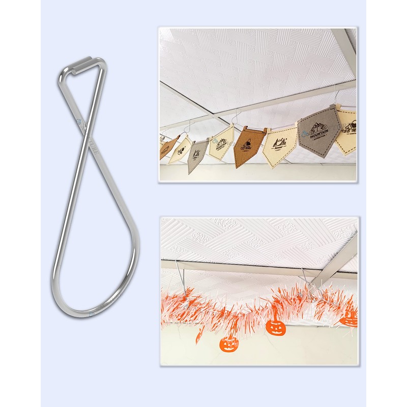NACETURE 30 PCS Drop Ceiling Hook for Hanging – 10
