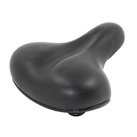 HUKITECH Professional Anatomical Gel Comfort Bicycle Saddle (20 x 25 cm) for City MTB Trekking Bikes - Bicycle Saddle Tour City Bike Padding Women Men