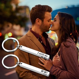 11th Anniversary Steel Gifts for Him Her, 11 Year Wedding Aniversario Gifts for Couples Husband Wife Steel Anniversary Giifts for Men Women Romantic I Love You Presents Eleven Years I Still Do