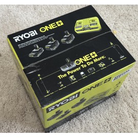 ONE+ HP 18V (2) 4.0 Ah HIGH Performance Batteries, 2.0 Ah HIGH Performance Battery, and Dual-Port Charger Starter Kit(PSK023)