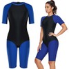 Scuba One piece Diving Snorkeling Wet Suit Short Sleeve Fast
