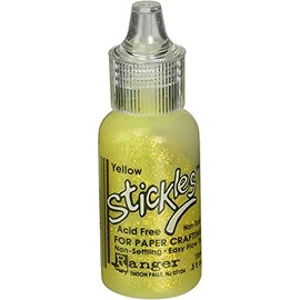 Ranger 1/2 Ounce Stickles Glitter Glue, Yellow