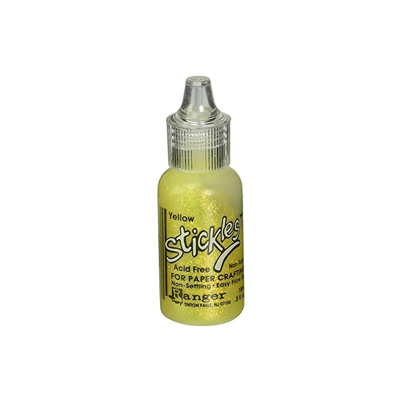 Ranger 1/2 Ounce Stickles Glitter Glue, Yellow
