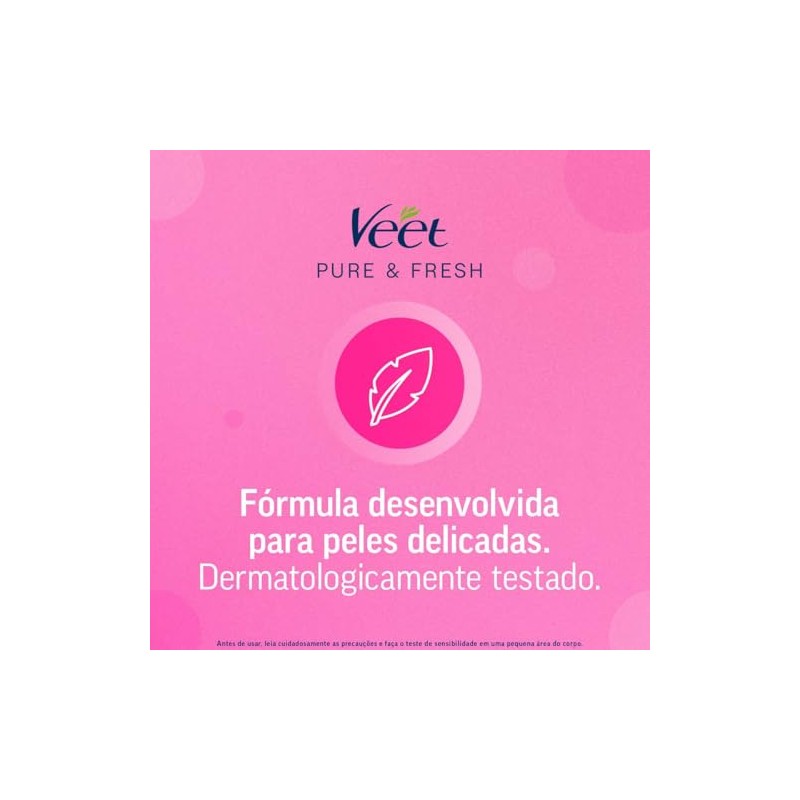Veet Pure & Fresh, Bandas de Cera Depilatoria, Rostro, Piel