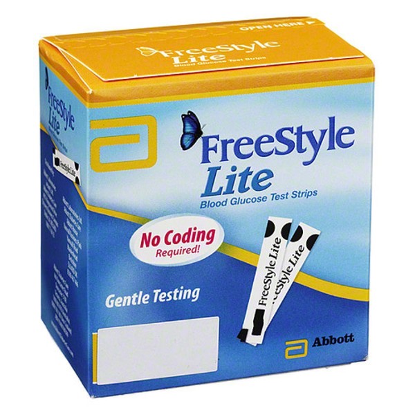 FREESTYLE Lite Test Strips without Coding Pack of 100
