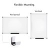 VIZ-PRO Dry Erase Board/Magnetic White Board, 48 X 32 Inches,