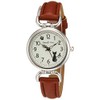 Arias WW20022A Women's Analog Wristwatch, Waterproof, Leather Strap, Cat, White,