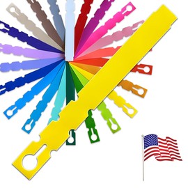 TAGKRAFTERS 7" x 3/4" Yellow - 1,000 Pcs - Plastic Plant Tags and Labels - Wrap Around Thermal Plastic - Nursery Garden Tree Labels | Made in The USA |