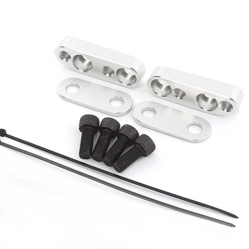 Trichtu Mount Motorcycle Silver Handlebar Risers Adapter For Honda GoldWing
