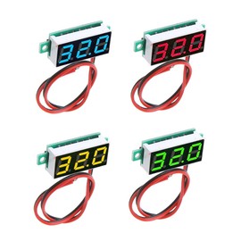 Digital For Voltmeter 0.28 Inch Two-Wire 2.5V-30V Digital For Voltmeter Voltage Tester Meter LED Display Voltmeter Voltage Meter Meter Digital Voltmeter Motorcycle Voltmeter