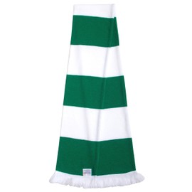 Hibernian Supporters Green and White Retro Bar Scarf