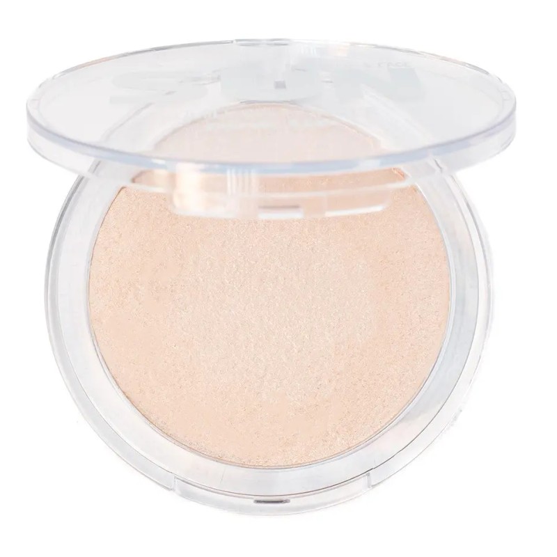 Pink Up, Iluminador En Polvo Compacto, Alta Pingmentación