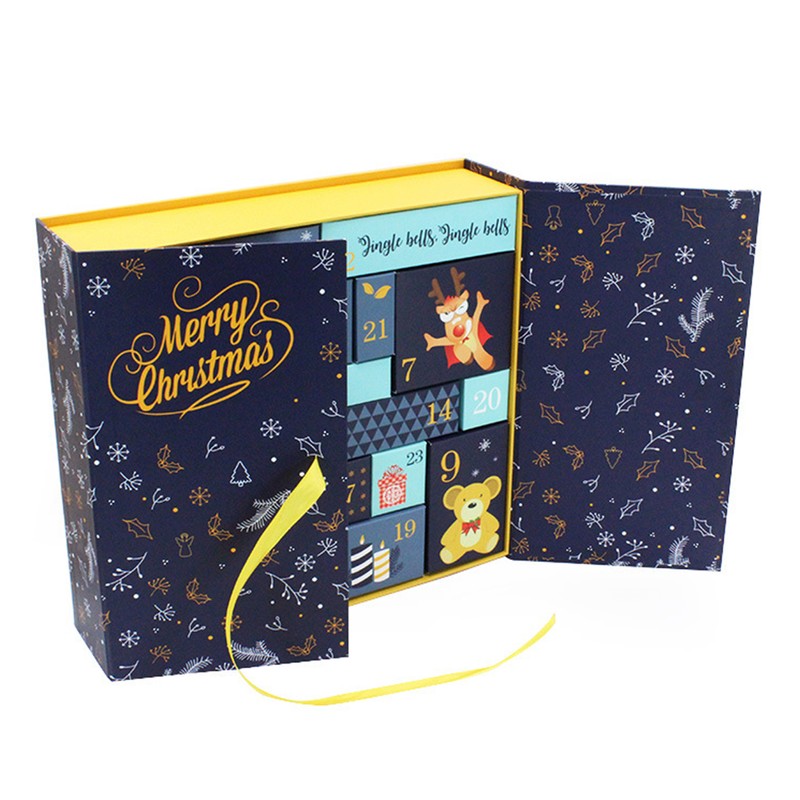 Advent Calendar Filling Boxes with 24 Drawers Christmas Boxes Gift