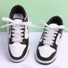 Olukssck [2 Pairs] Flat Glitter Shiny Metallic Shoe Laces for