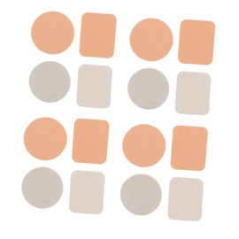 Baluue 20Pcs Dual Color Makeup Sponges Facial Powder Puff Applicators for Foundation Blusher Concealer Reusable Soft Skin Friendly Suitable for Wet Dry Use