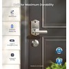 Veise VE019 Fingerprint Smart Lever Lock - APP Control, Keypad